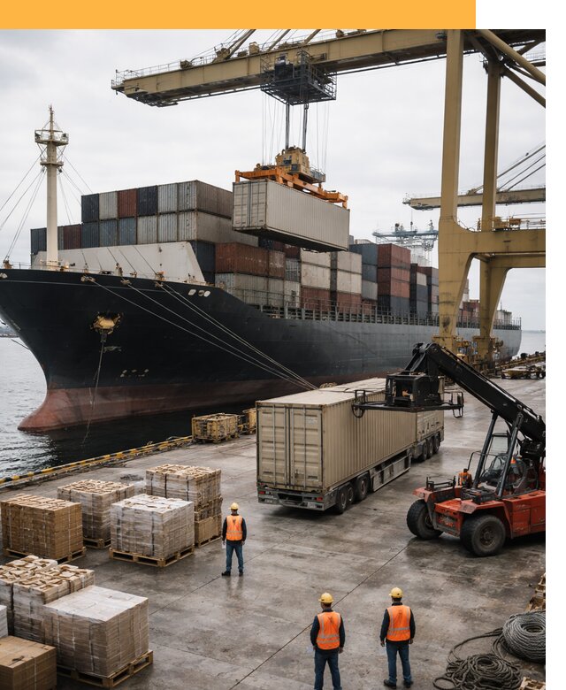 Морские перевозки из Индии: доставка FCL/LCL, таможня от 122844