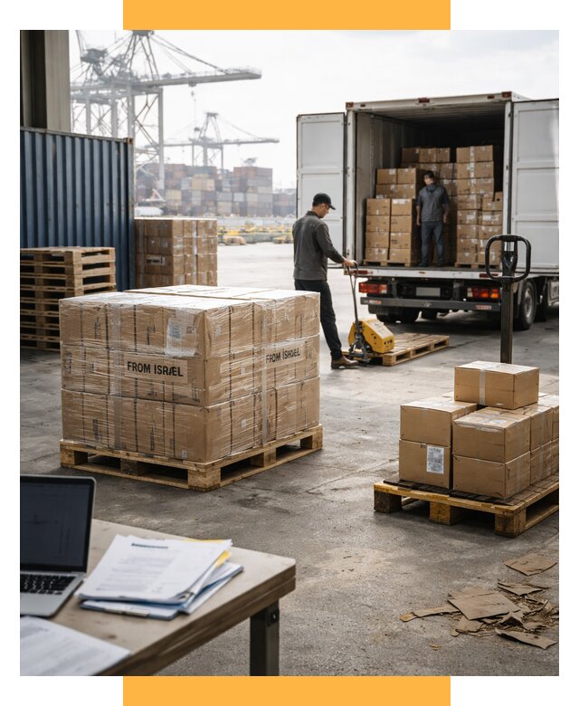 Доставка грузов из Израиля от 15356 р., логистика от СетСервис-Лнт
