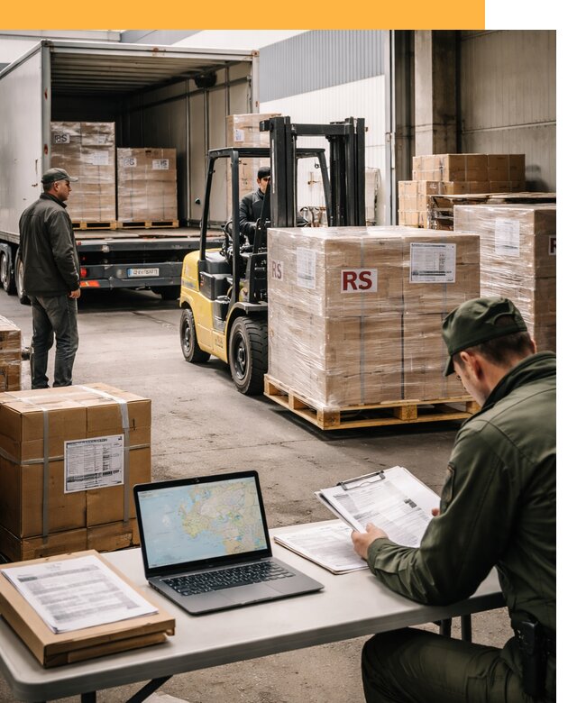 Доставка грузов в Сербию от 46067 руб, международные перевозки