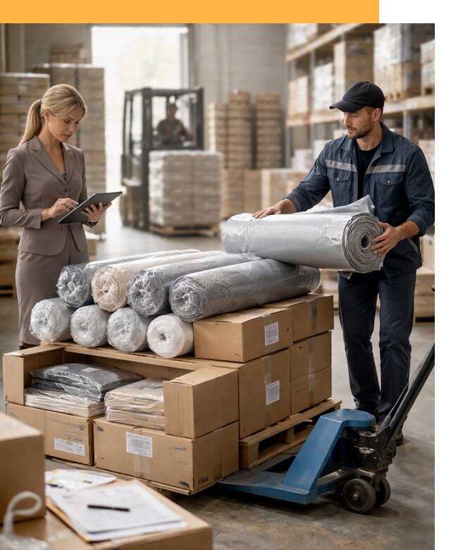 Перевозка текстиля по миру от 15356 руб. с таможней и страхованием