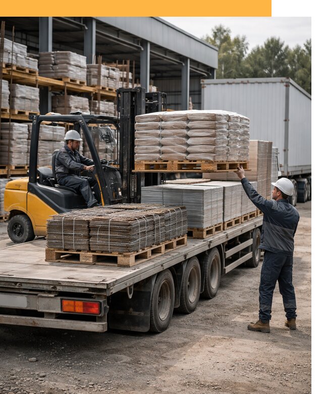 Перевозка строительных материалов по миру от 5630 руб