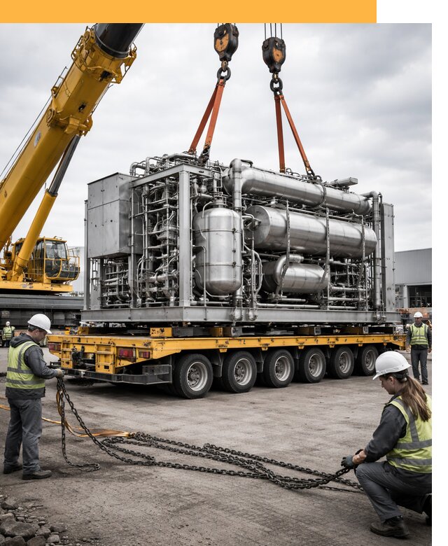 Перевозка тяжеловесных грузов по миру от 153555 руб