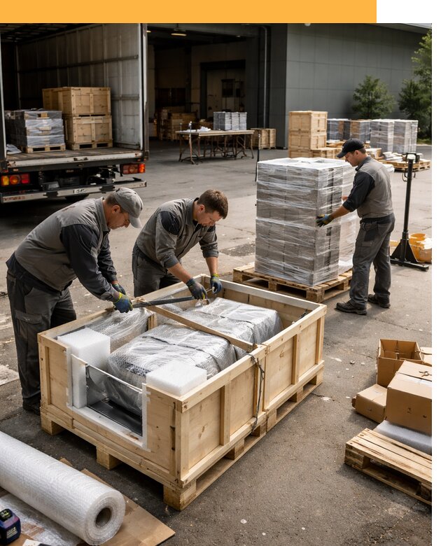 Перевозка выставочных грузов по миру от 25593 руб за м2 с таможней