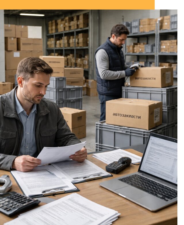 Таможенное оформление автозапчастей по выгодным тарифам от 8701