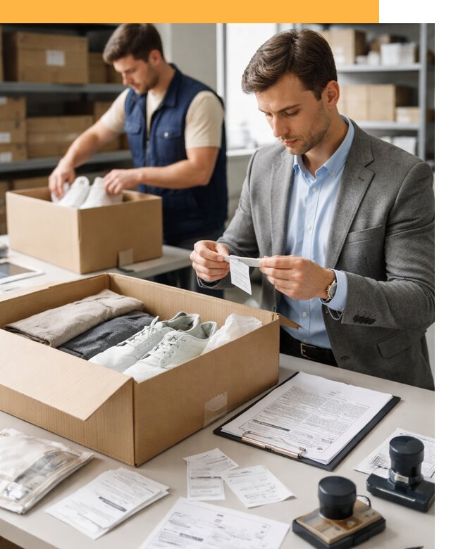 Таможенное оформление одежды и обуви по выгодной цене от 6654 руб