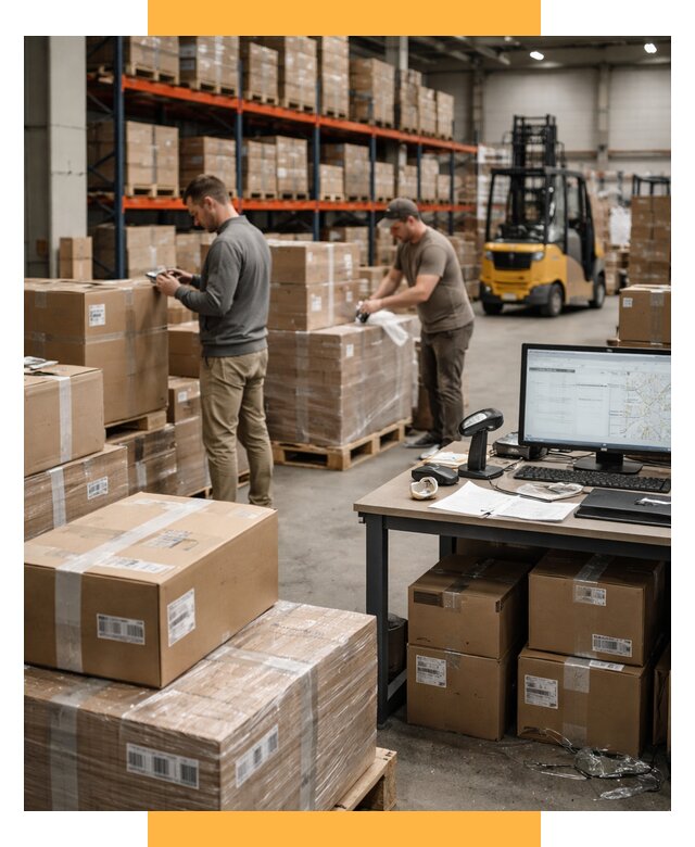 Склад консолидации в Европе от 6654 р., услуги СетСервис-Лнт