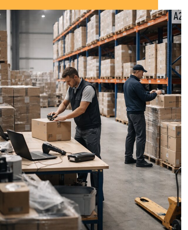 Склад консолидации в Европе: хранение, сортировка от 6654